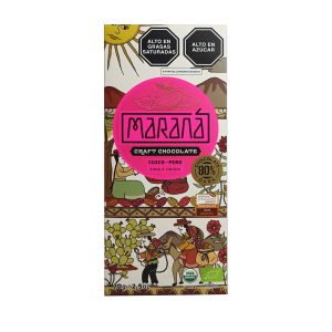 Chocolate Maraná dark 80% cacao Origen Cusco 70 gr.