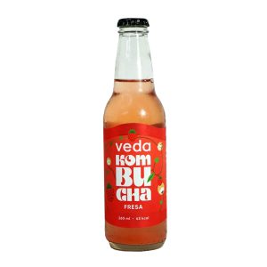 Kombucha fresa y muña 260 ml Veda