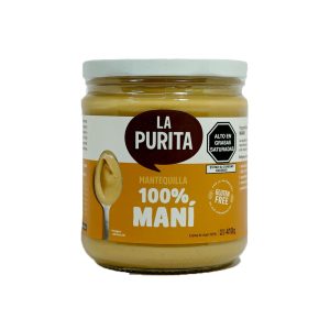 Mantequilla 100% maní 410 gr. La Purita