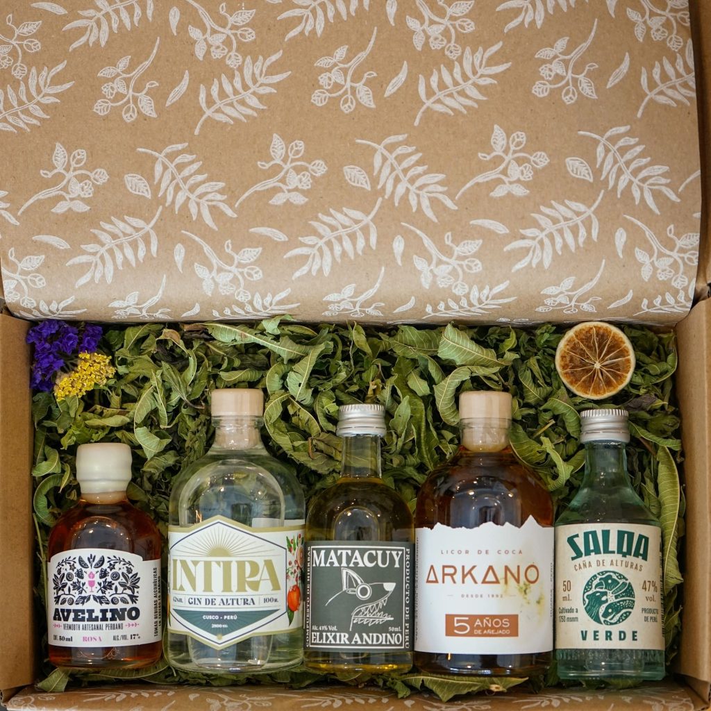 Set de destilados peruanos