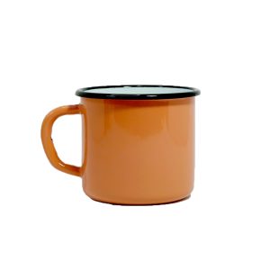 Taza metal esmaltado palo rosa 8 oz.