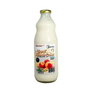 Yogurt de leche de cabra sabor durazno 1 L Caprolac